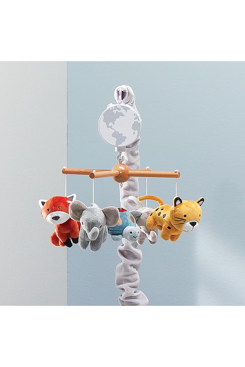 Wild Life Musical Baby Nursery Crib Mobile - Protect the Animals, Alternate, color, Multicolor