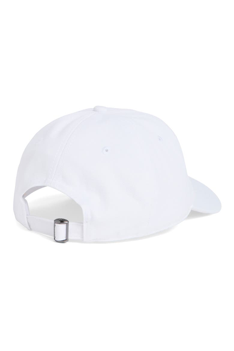 Health Is Wealth Embroidered Baseball Cap, Alternate, color, WHITE