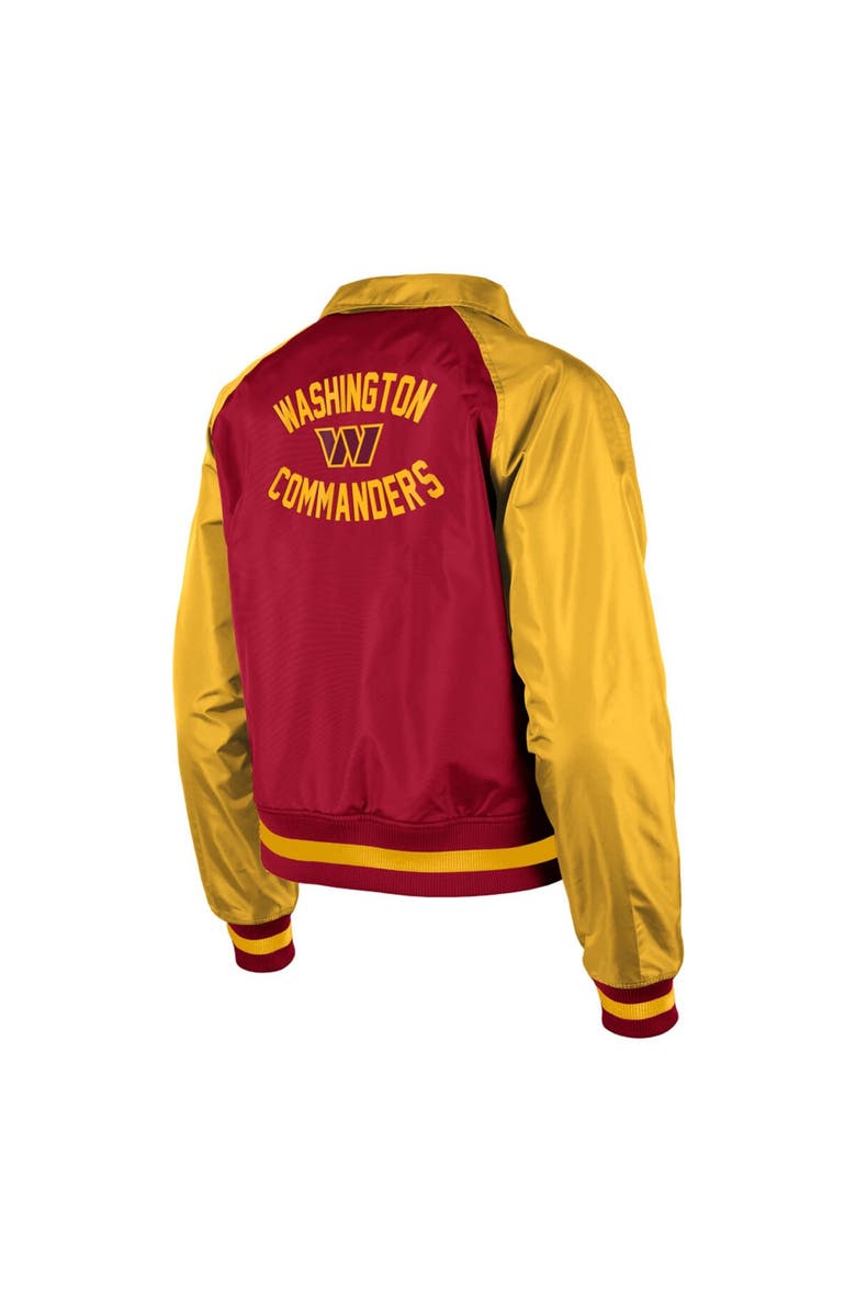 New Era Women's New Era Burgundy Washington Commanders Coaches Raglan Full-Snap Jacket, Alternate, color, 