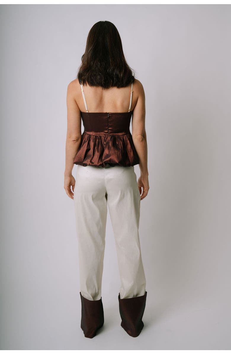 San Malo Malena Top, Alternate, color, Brown