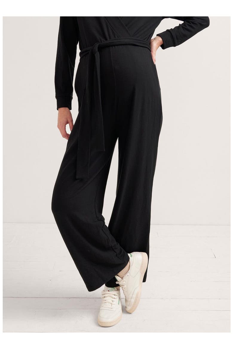 The Easy Nursing Jumpsuit, Alternate, color, Black