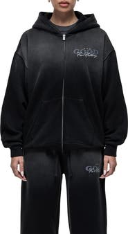 Good For Nothing Alaska Black Zip Hoodie