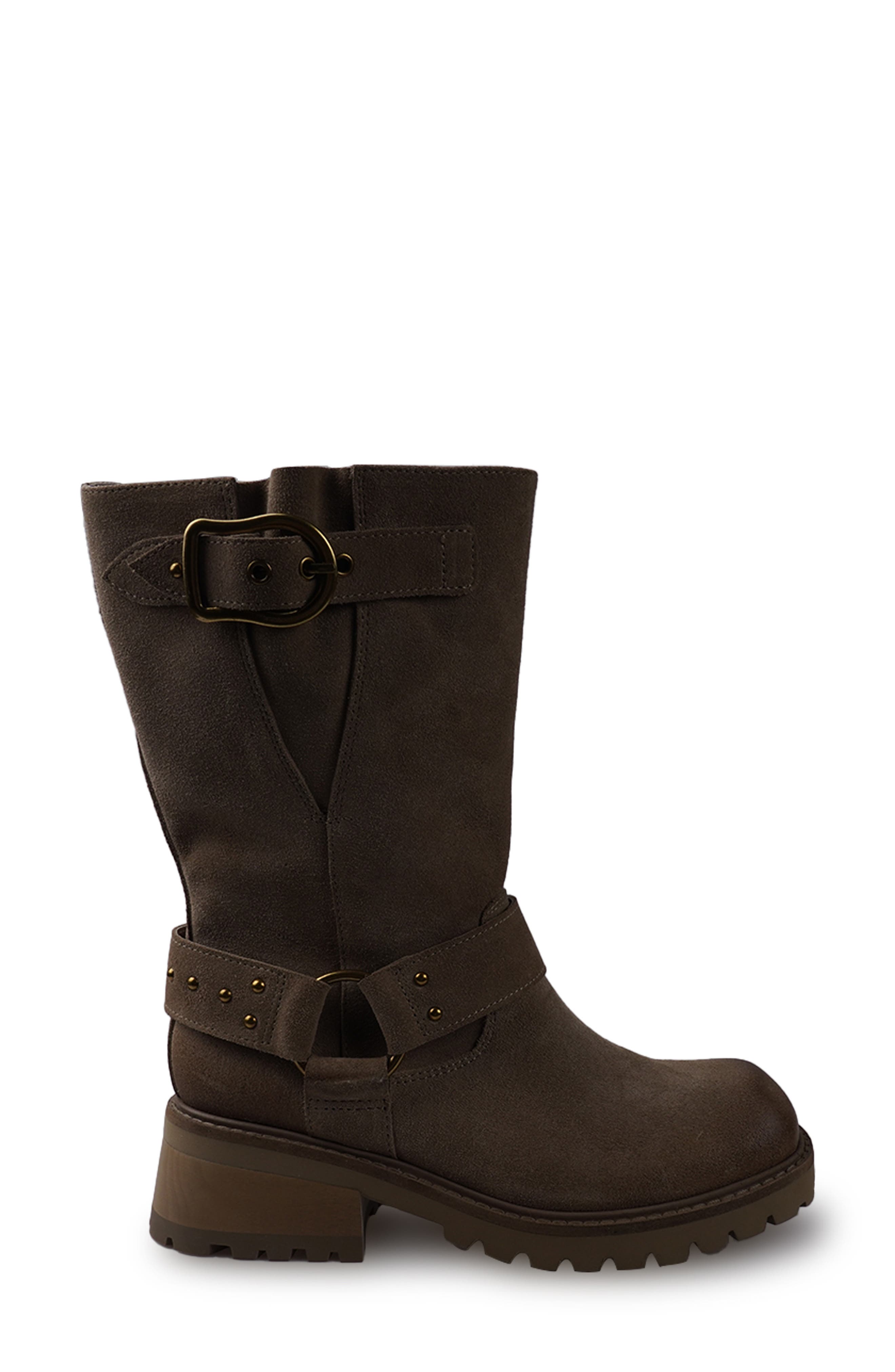 Candie's Knee High Platform Boot, Alternate, color, Taupe