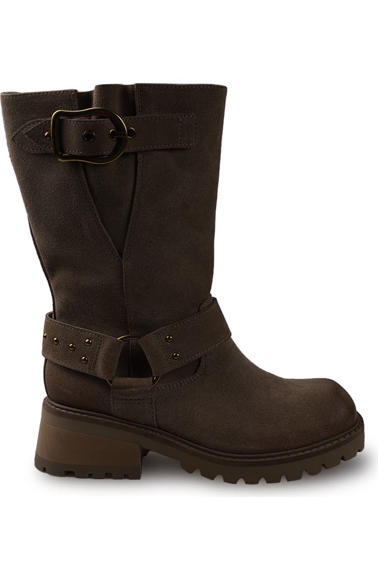 Candie's Knee High Platform Boot, Alternate, color, Taupe