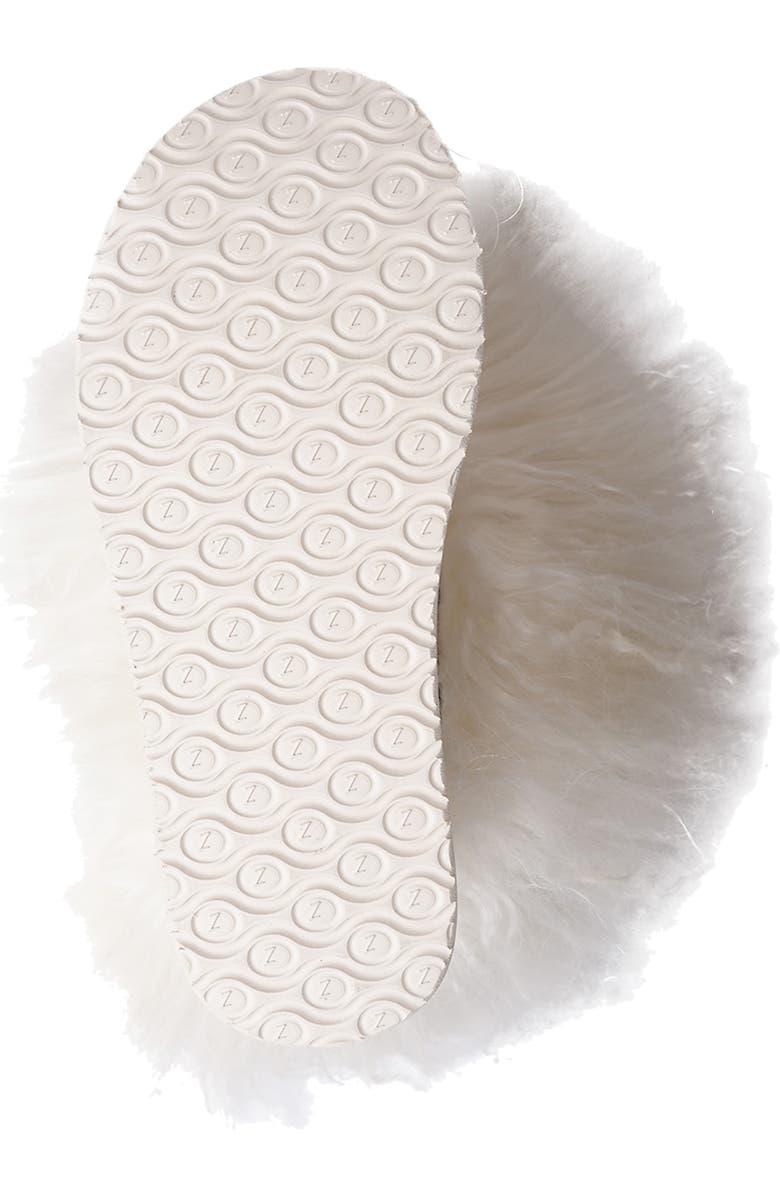 ZIGI Alleja Genuine Shearling Platform Bootie, Alternate, color, Ivory