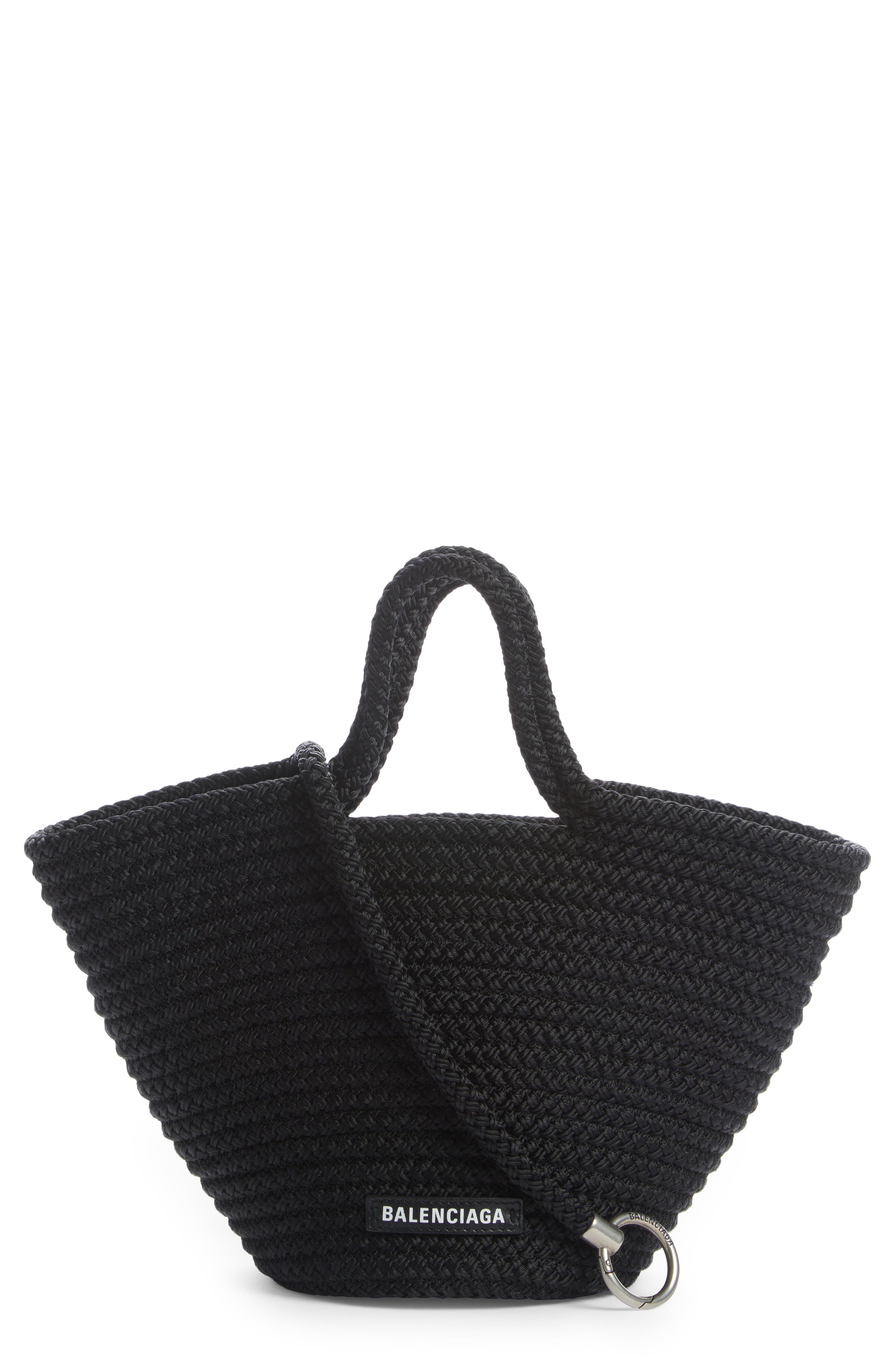 Balenciaga Small Ibiza Basket Tote Bag, Main, color, 