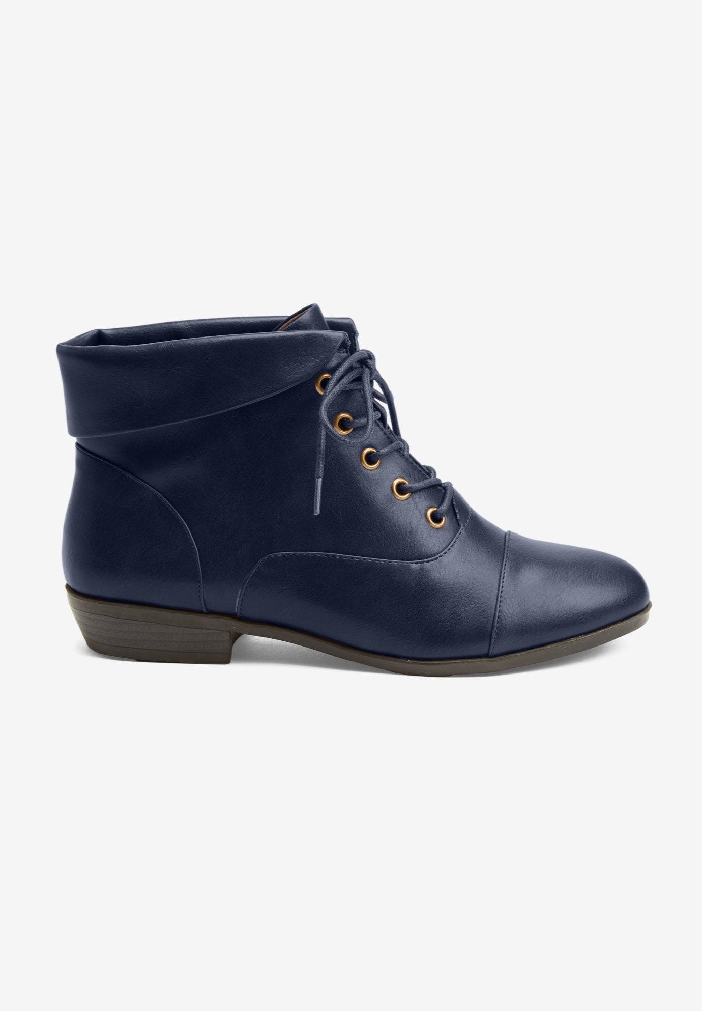 The Darcy Bootie, Alternate, color, NAVY