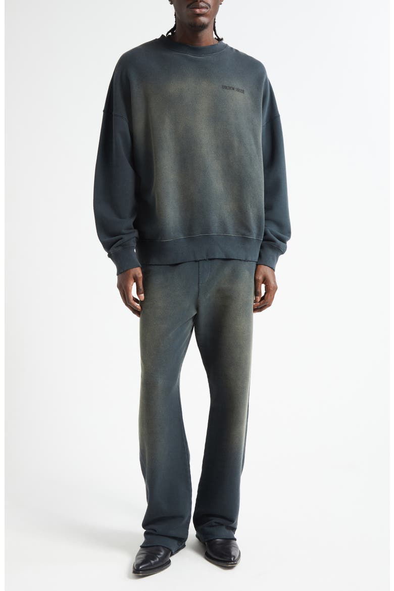 Gender Inclusive Journey Wide Leg Sweatpants, Alternate, color, BLEACHED WASHED BLACK
