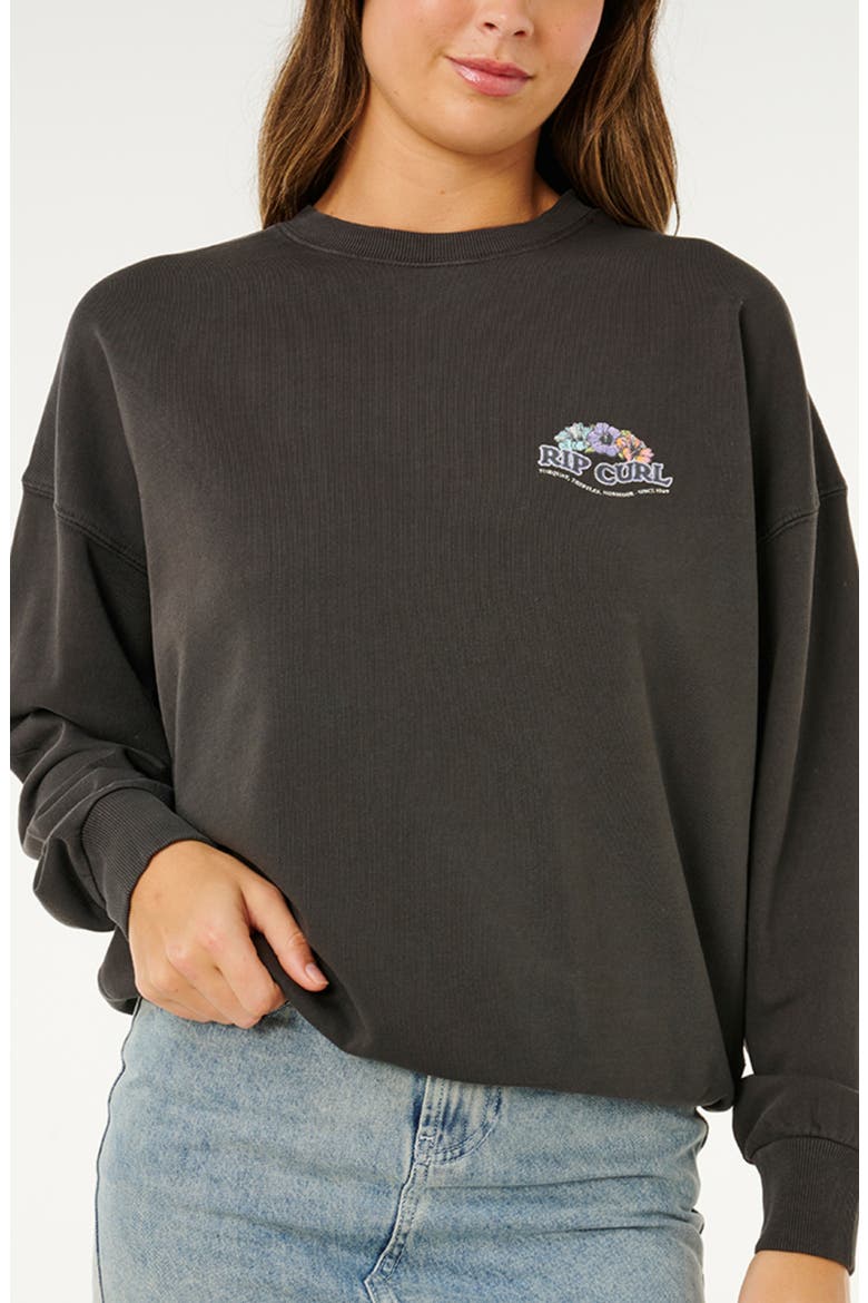 Bells Heritage Graphic Sweatshirt, Main, color, WASHED BLACK