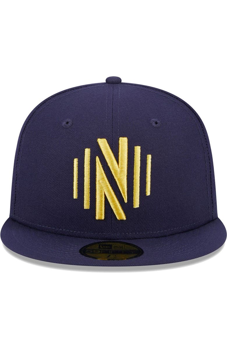 New Era Men's New Era Navy Nashville SC Patch 59FIFTY Fitted Hat, Alternate, color, Navy
