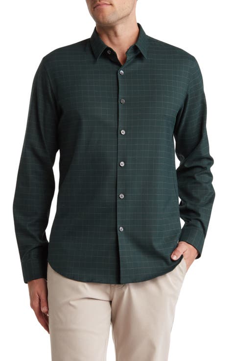 Rammy Check Button-Up Shirt