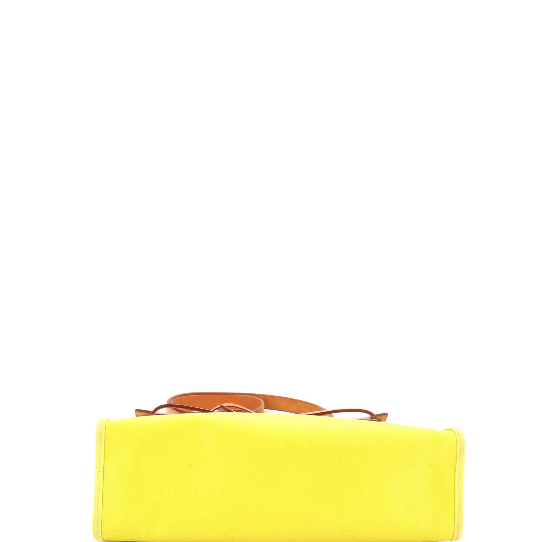 Herbag Zip Berline Vache Canvas and Leather 31, Alternate, color, Yellow