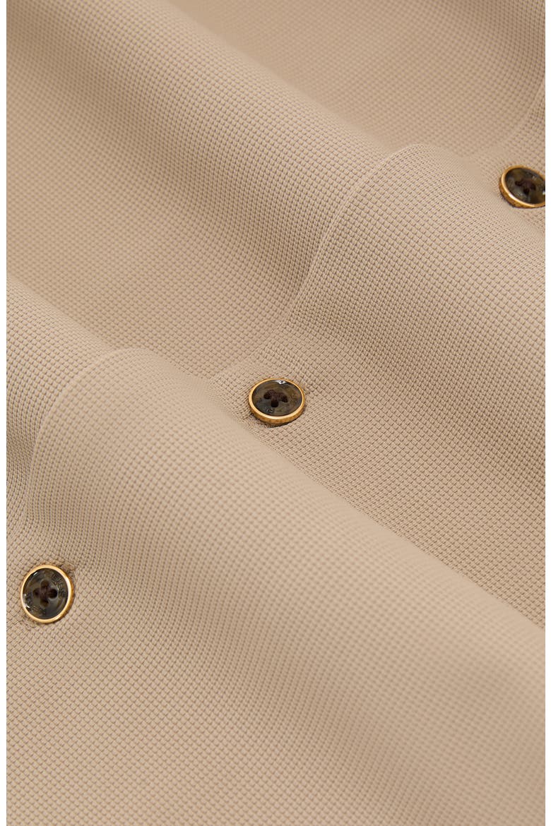 River Textured Camp Shirt, Alternate, color, STONE
