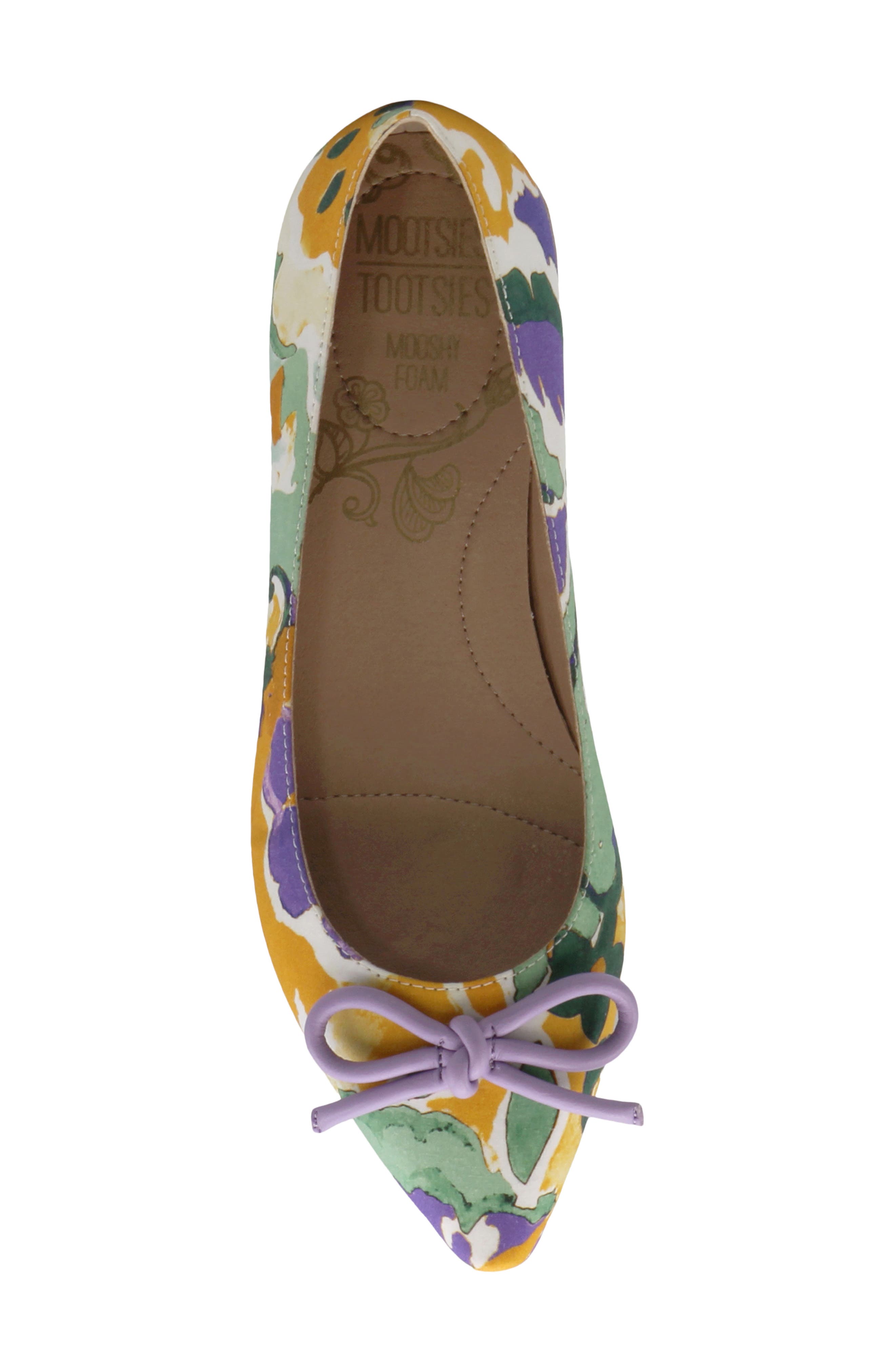Bobble Faux Leather Flat, Alternate, color, LVNDR MULTI