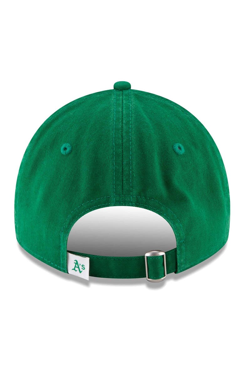 New Era Men's New Era Green Oakland Athletics Replica Core Classic 9TWENTY Adjustable Hat, Alternate, color, 