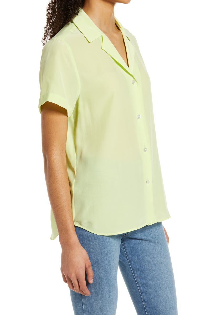 Tommy Bahama Talullah Silk Camp Shirt, Alternate, color, 
