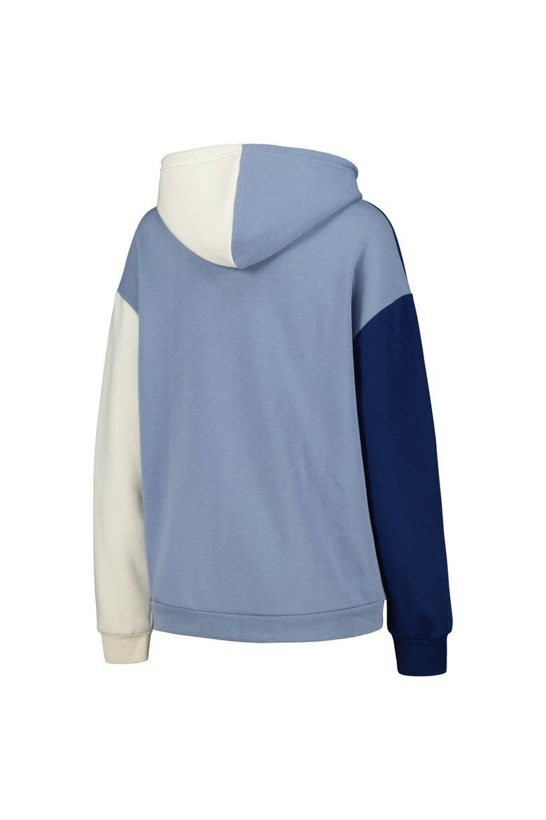 Women's Gameday Couture Navy West Virginia Mountaineers Hall of Fame Colorblock Pullover Hoodie, Alternate, color, Navy