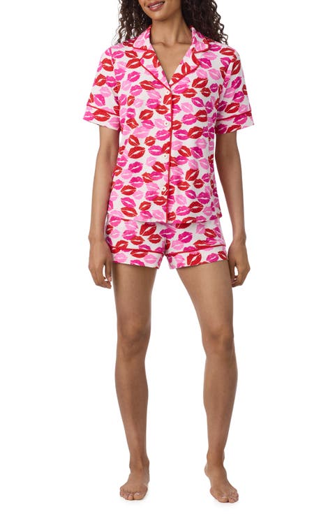 Short Sleeve Boxer Pajamas