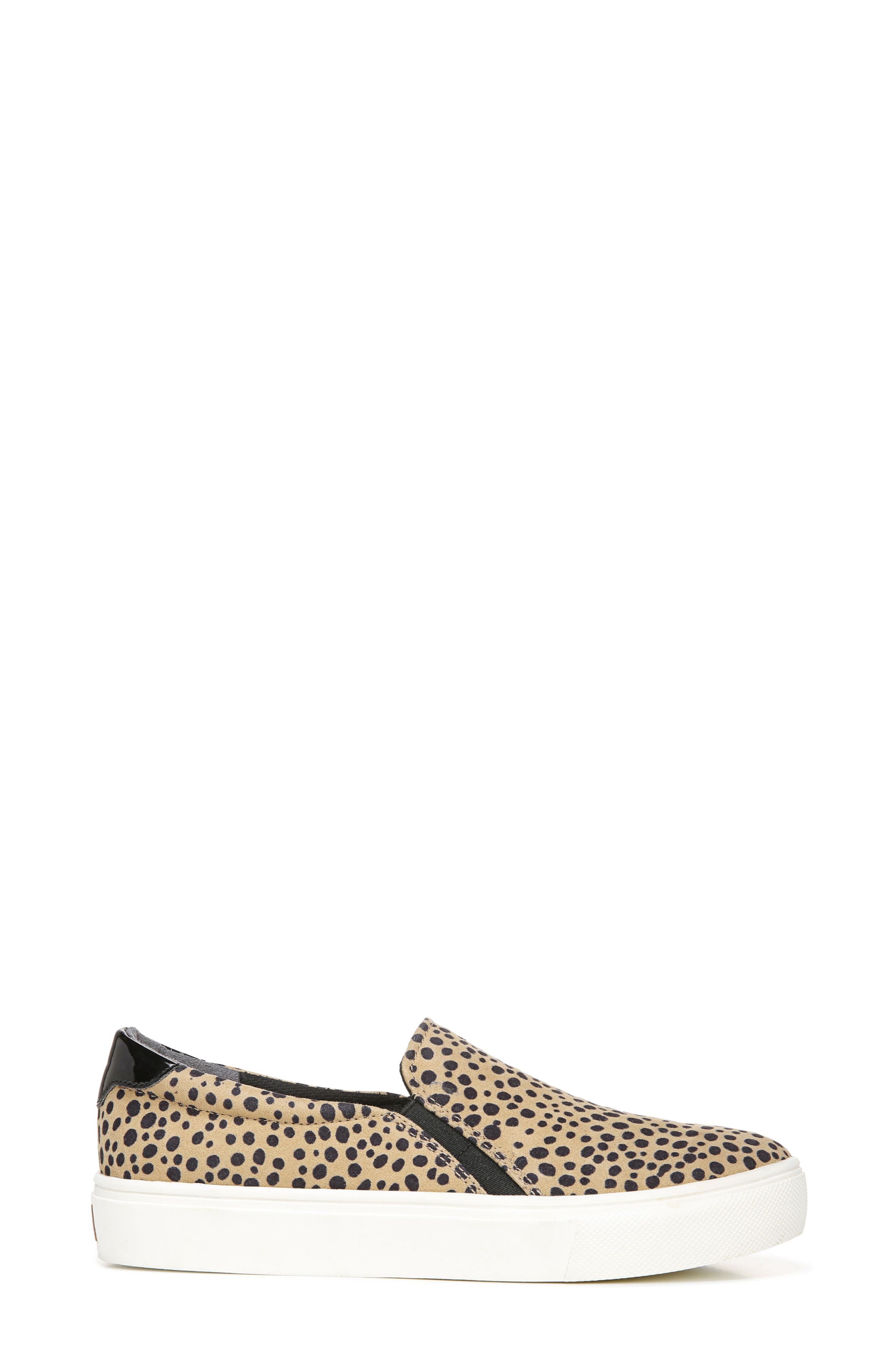 Nova Slip-On Sneaker, Alternate, color, TAN/ BLACK SPOTTED FABRIC