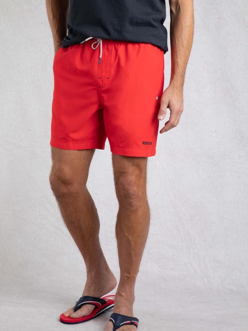 Weird Fish Banning Swim Short in Retro Red  product