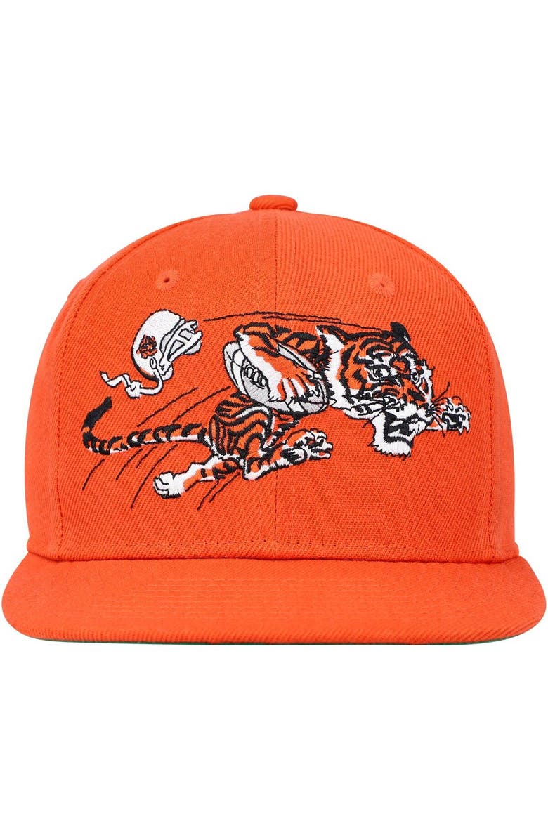 Mitchell & Ness Youth Mitchell & Ness Orange Cincinnati Bengals Gridiron Classics Ground Snapback Hat, Alternate, color,