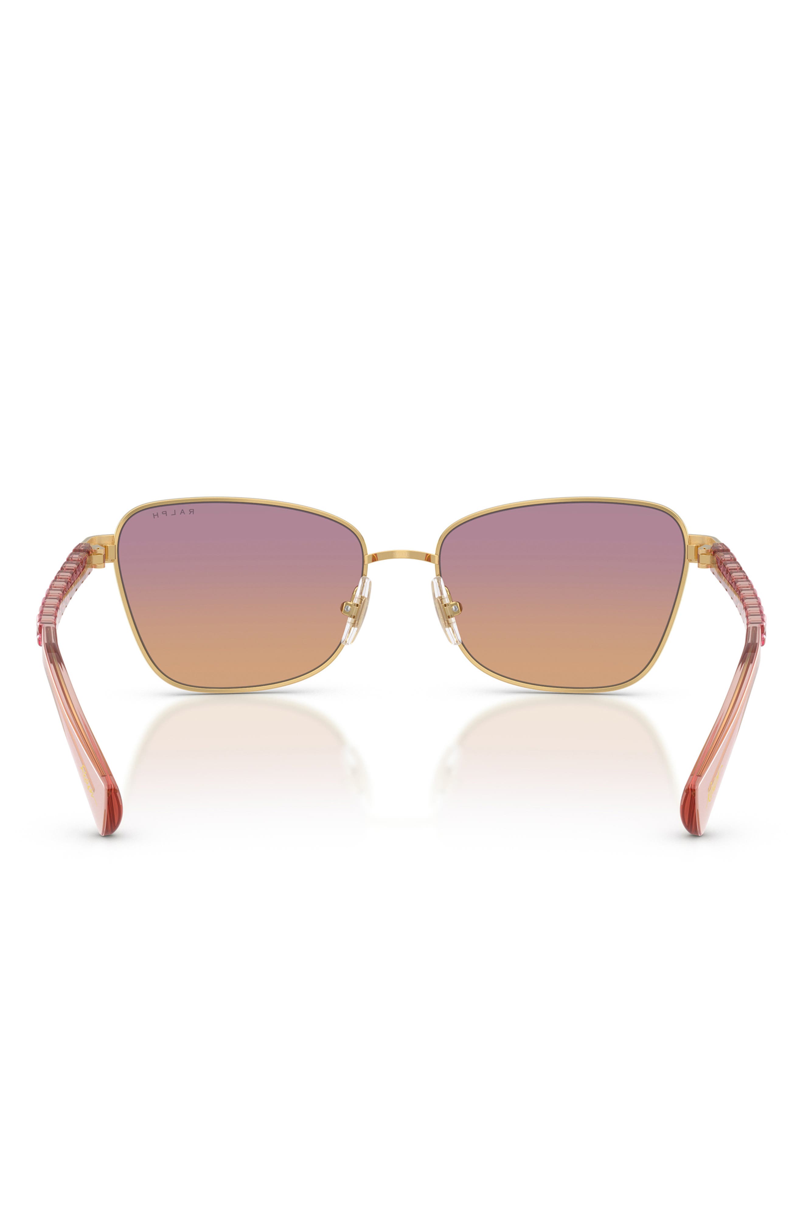 RALPH 56mm Oversize Gradient Irregular Sunglasses (Women) | Nordstrom