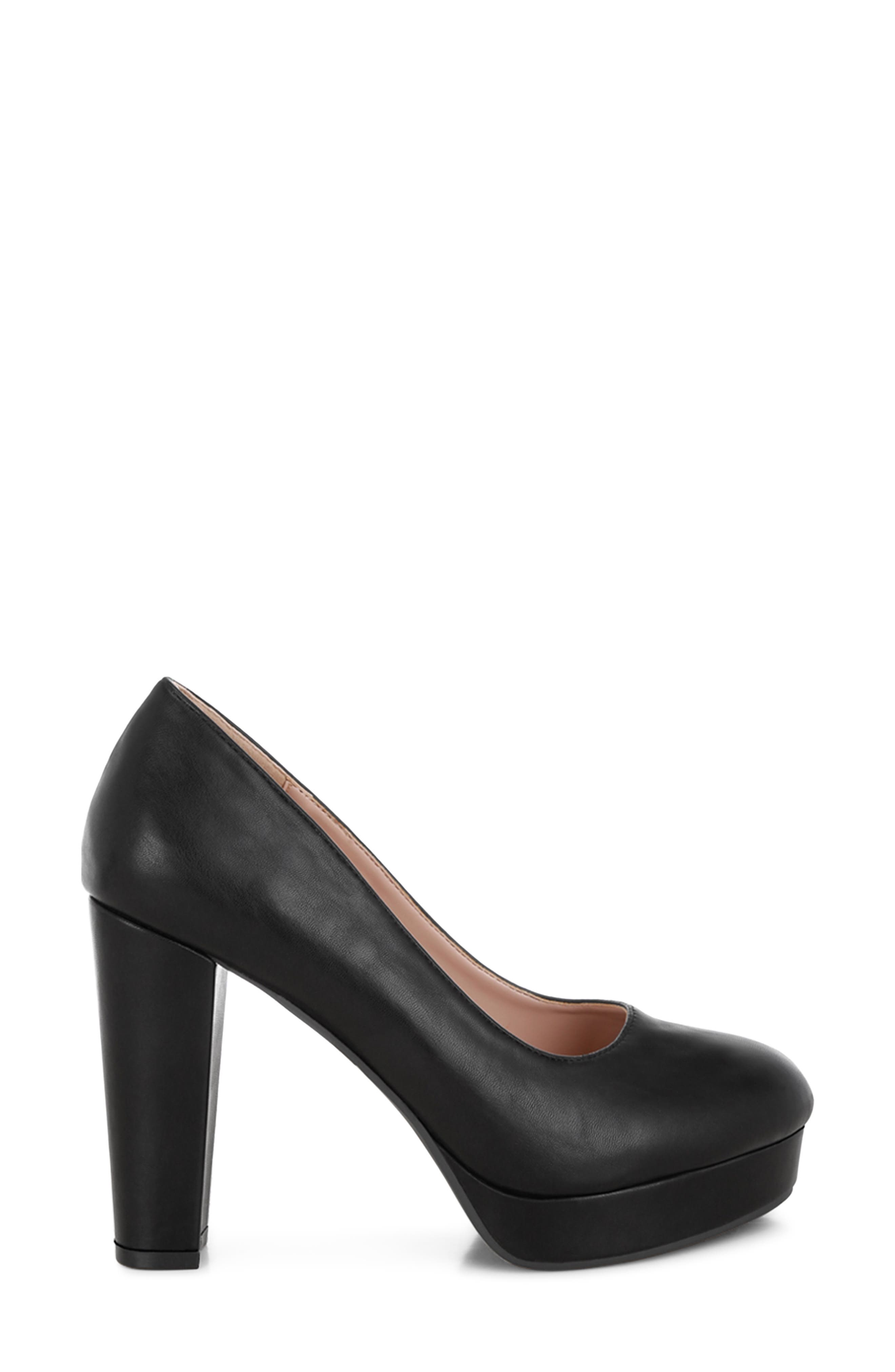 Damsor Platform Pump, Alternate, color, BLACK