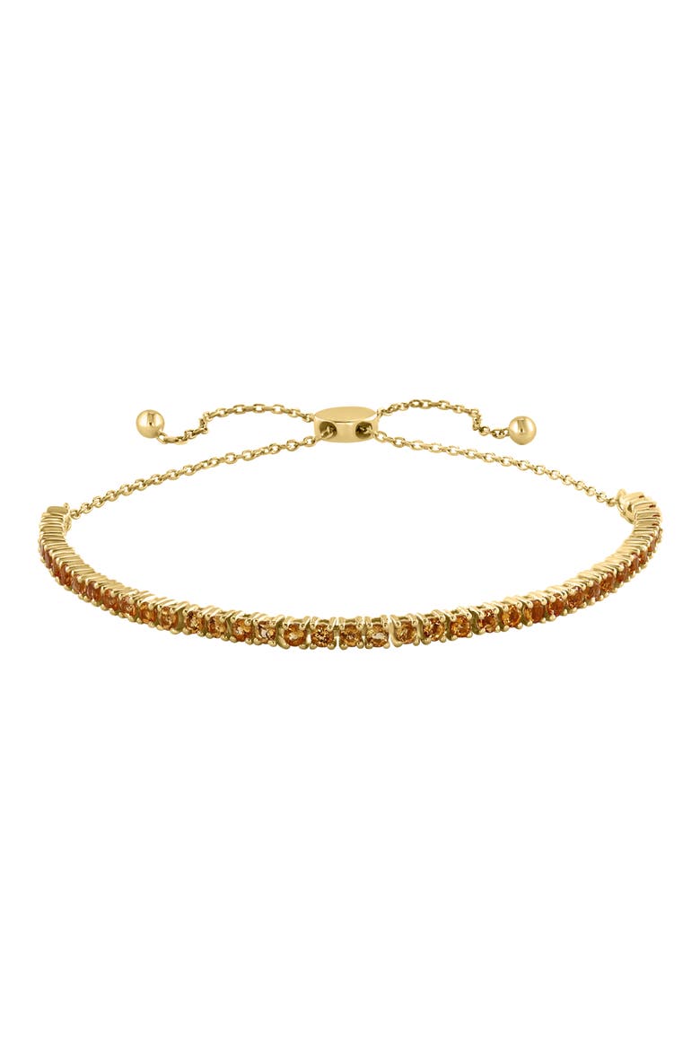 Citrine Adjustable Bracelet, Main, color, ORANGE