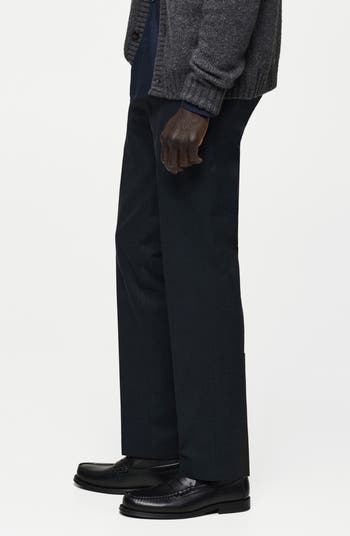 Regular Fit Flat Front Twill Chinos
