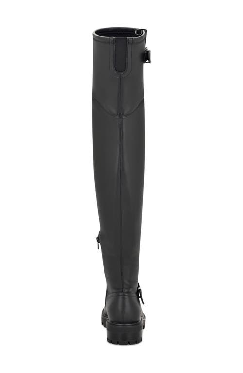 Nine West Nans Over The Knee Boot In Black