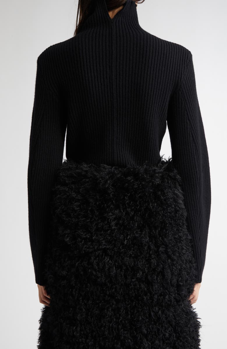 EENK Rib Wool Blend Turtleneck Sweater, Alternate, color,