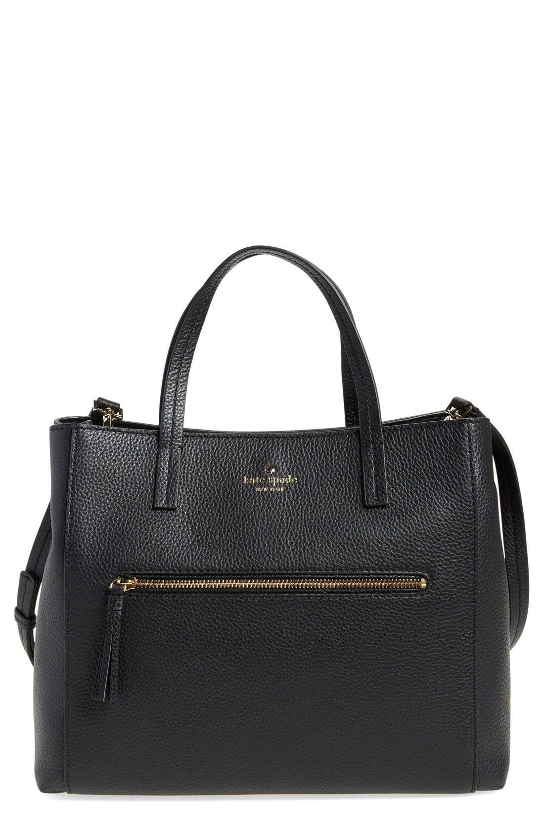 Kate Spade New York 'spencer court - tera' leather satchel, Main, color, 
