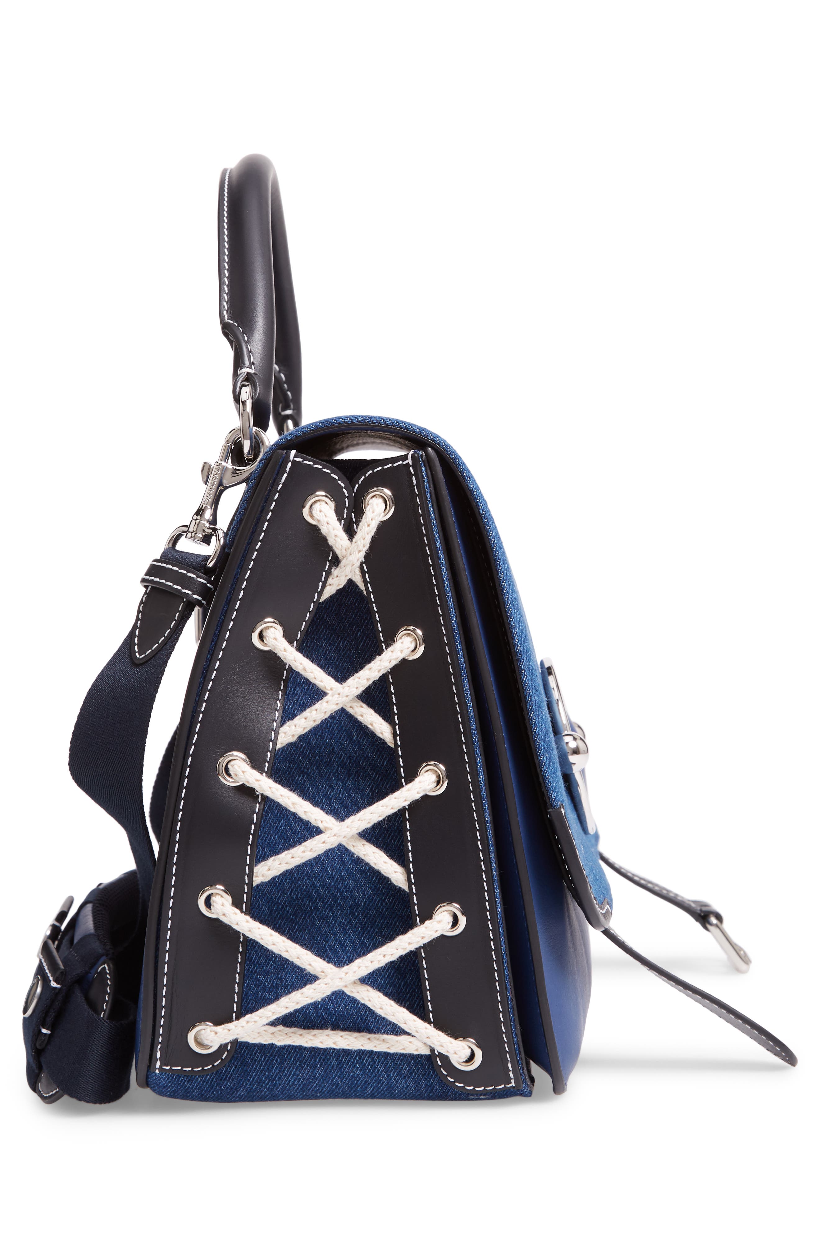 JW Anderson Disc Leather Crossbody Bag, Alternate, color, 