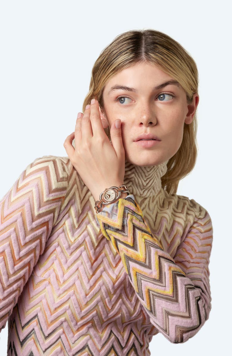 Missoni Gioiello Two-Tone Bracelet Watch, 22.8mm, Alternate, color, Two Tone