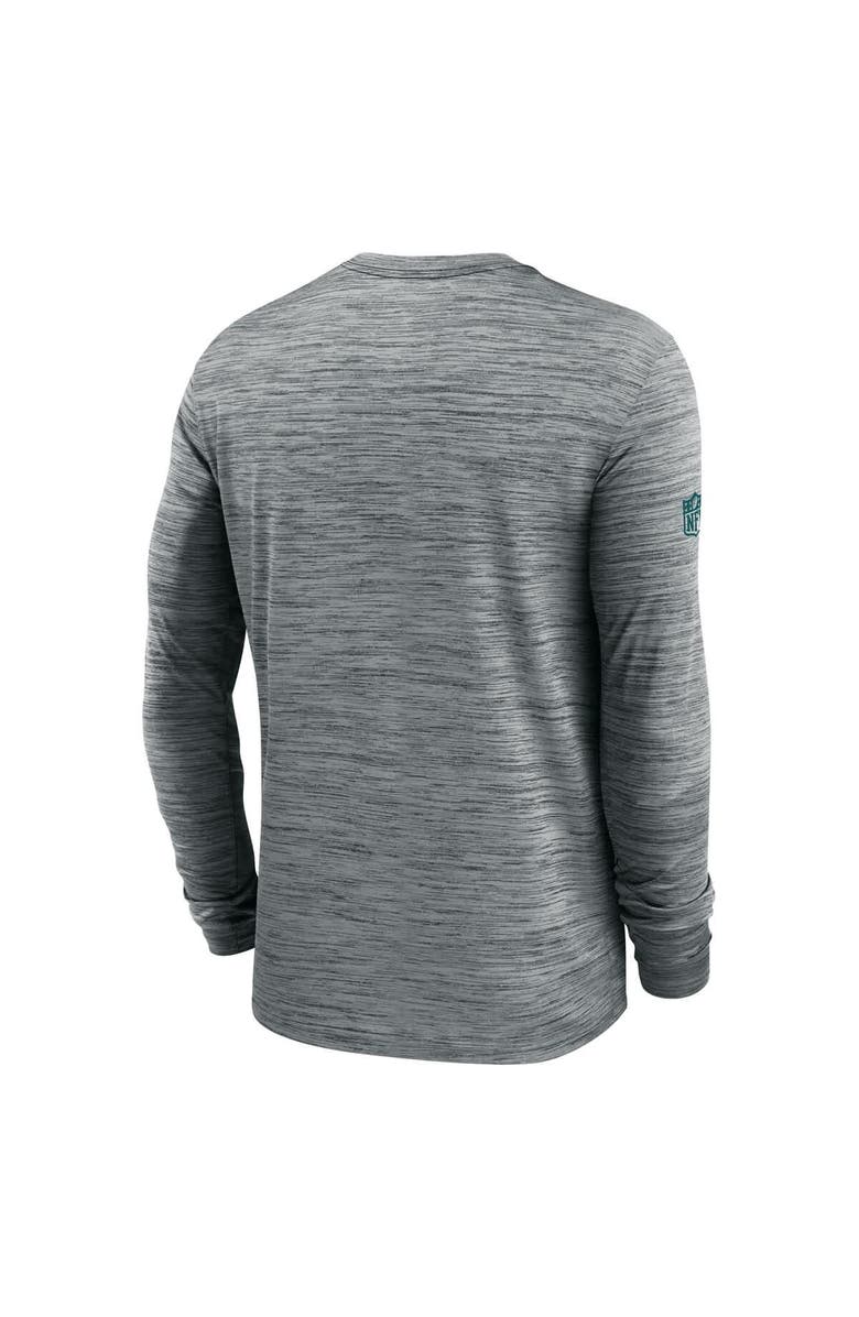 Nike Men's Nike Gray Philadelphia Eagles Sideline Velocity Performance Long Sleeve T-Shirt, Alternate, color, Gray