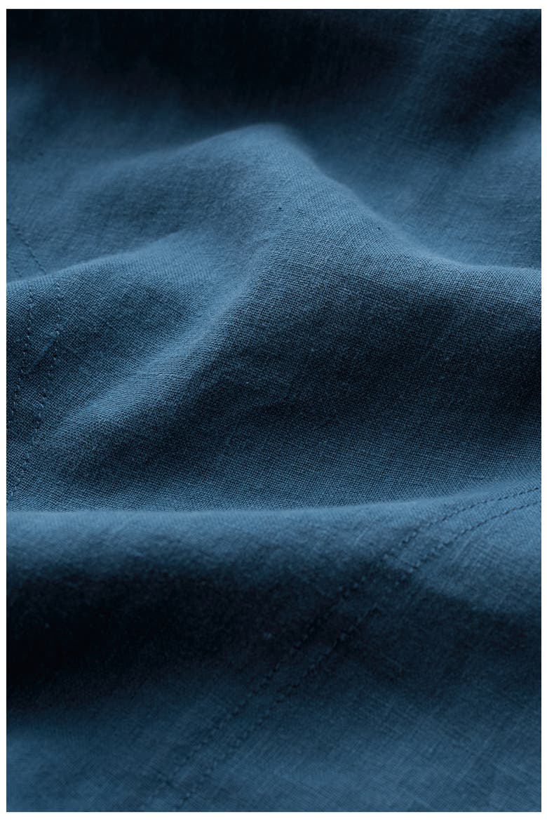 Linen A-Line Dress, Alternate, color, DUSK