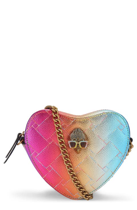 Kensington Heart Quilted Leather Crossbody Bag