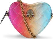 Kurt Geiger London Kensington Heart Quilted Leather Crossbody Bag