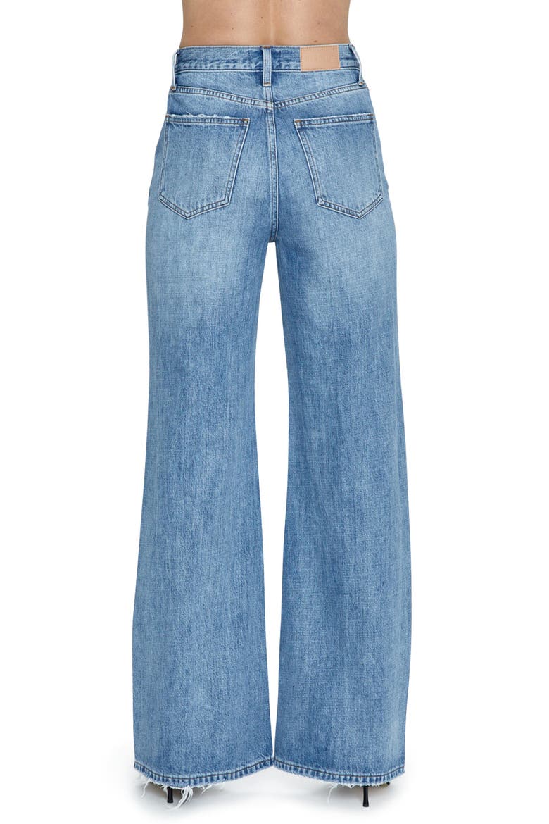 Ruby High Waist Palazzo Wide Leg Jeans, Alternate, color, OLYMPIC