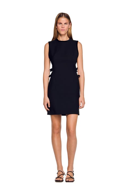 Short dress with cutouts