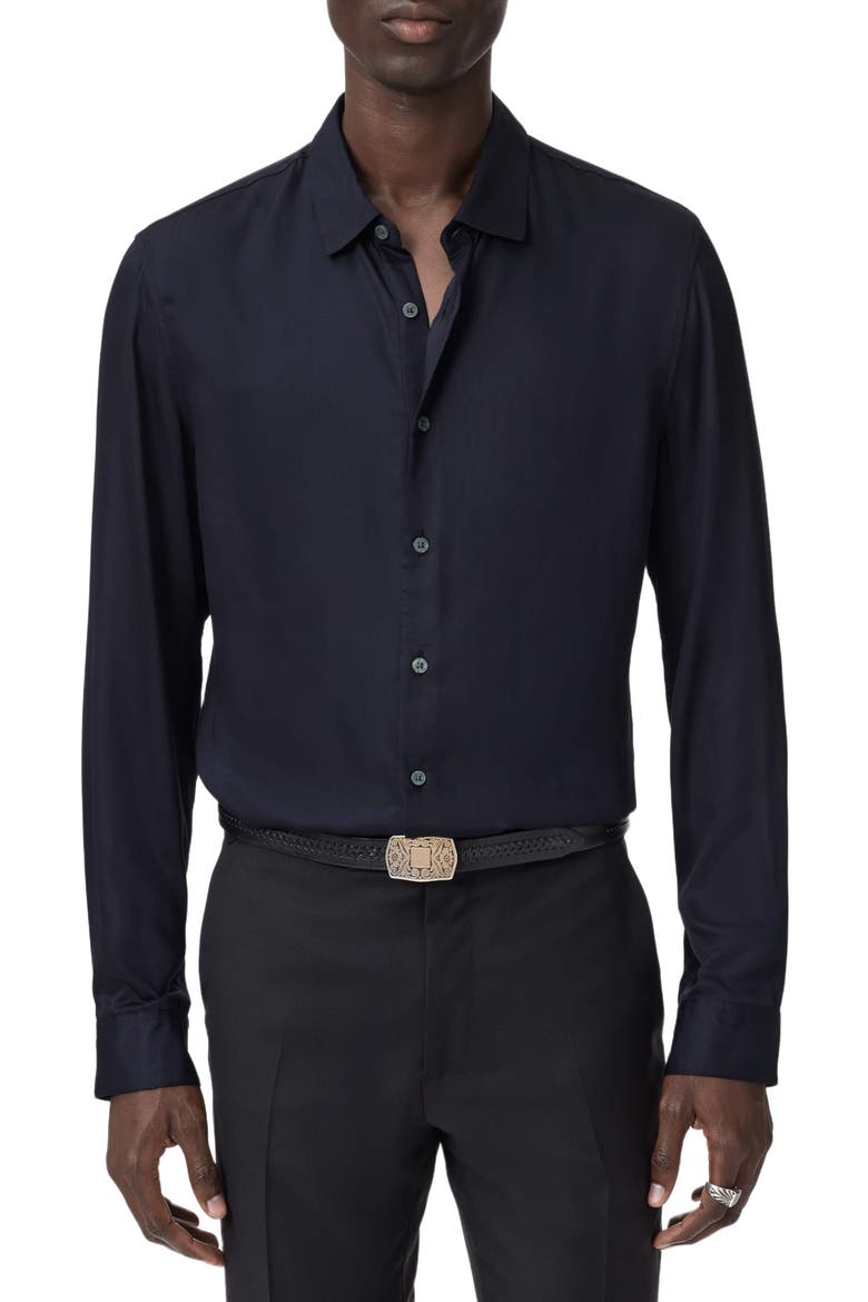 Ross Button-Up Shirt, Main, color, THISTLE