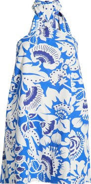 SUGARLIPS Ronan Floral Amory Halter Minidress