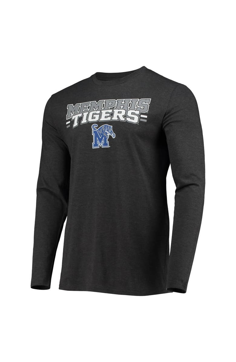 CONCEPTS SPORT Men's Concepts Sport Royal/Heathered Charcoal Memphis Tigers Meter Long Sleeve T-Shirt & Pants Sleep Set, Alternate, color, Royal