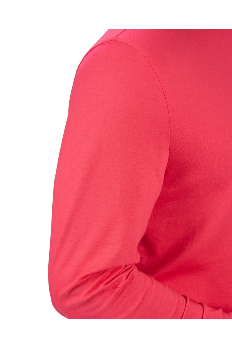 Luxe T Hoodie, Alternate, color, Raspberry