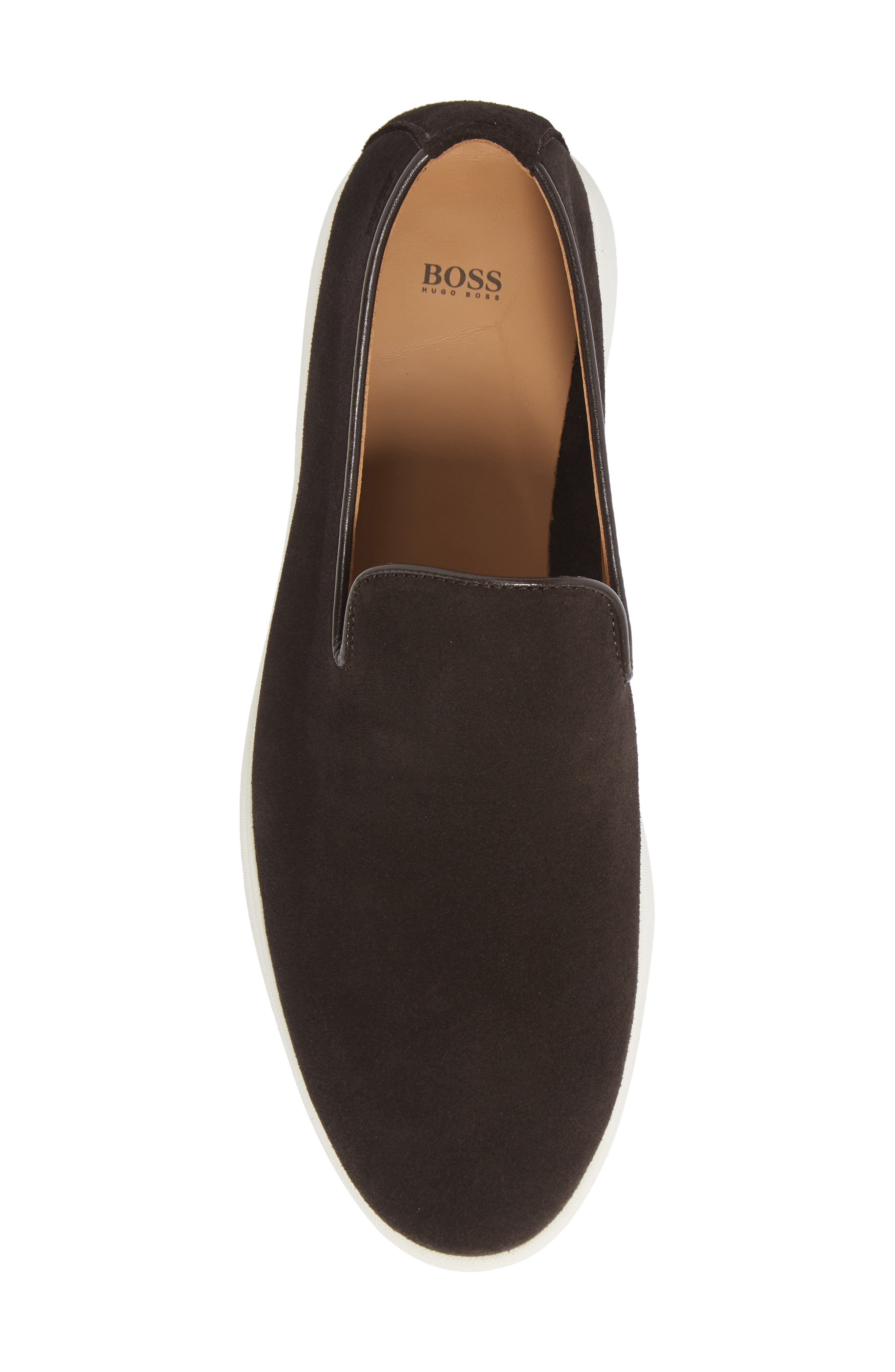 BOSS Sienne Sienne Suede Venetian Loafer, Alternate, color, 