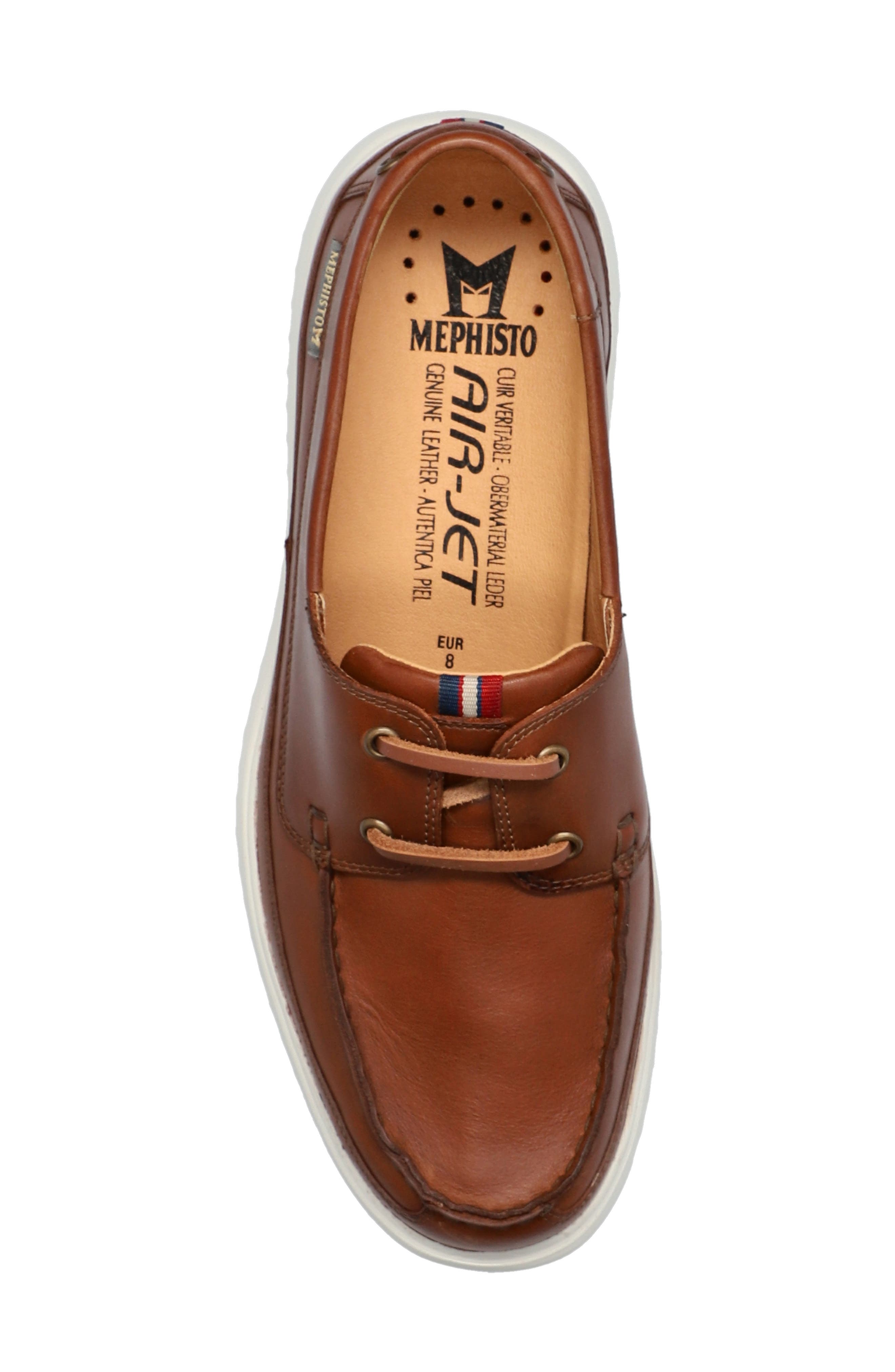 Mephisto Trevis Boat Shoe, Alternate, color, Hazelnut