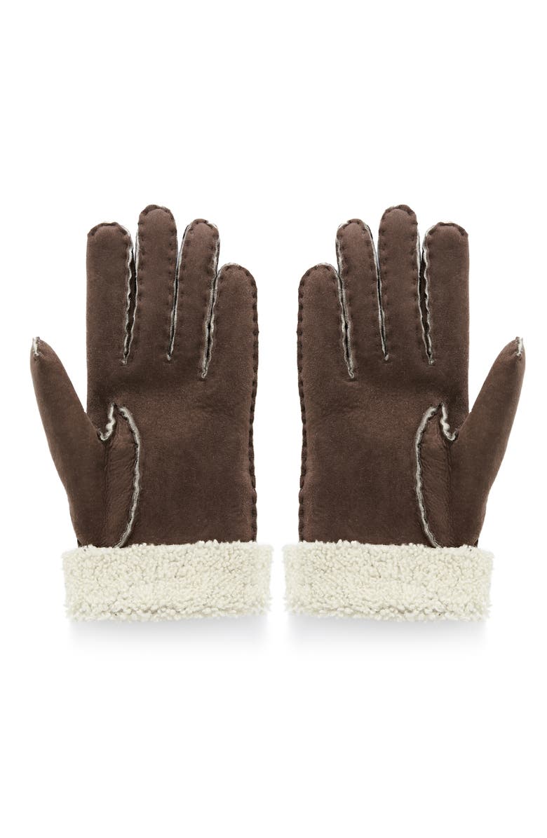 Celtic & Co. Sheepskin Gloves, Alternate, color, Mocca