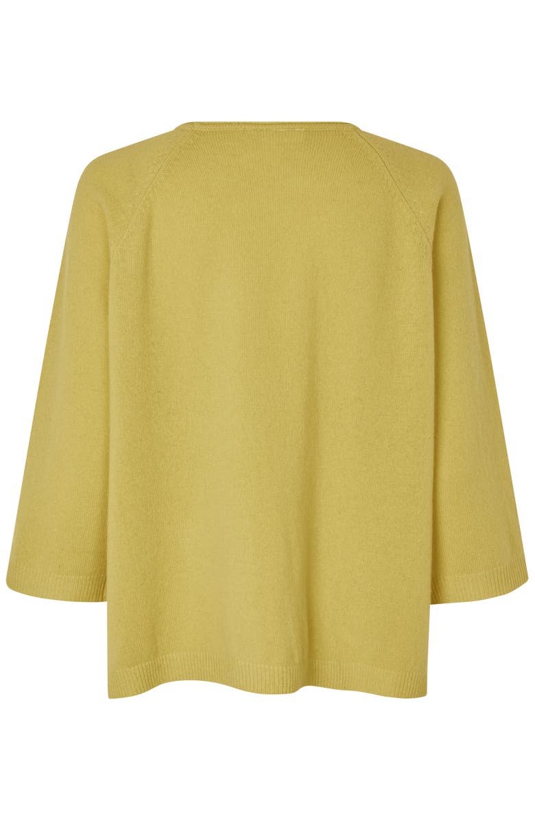 Masai Copenhagen Fabizia Round Neck Knitted Blouse, Alternate, color, Muted Lime