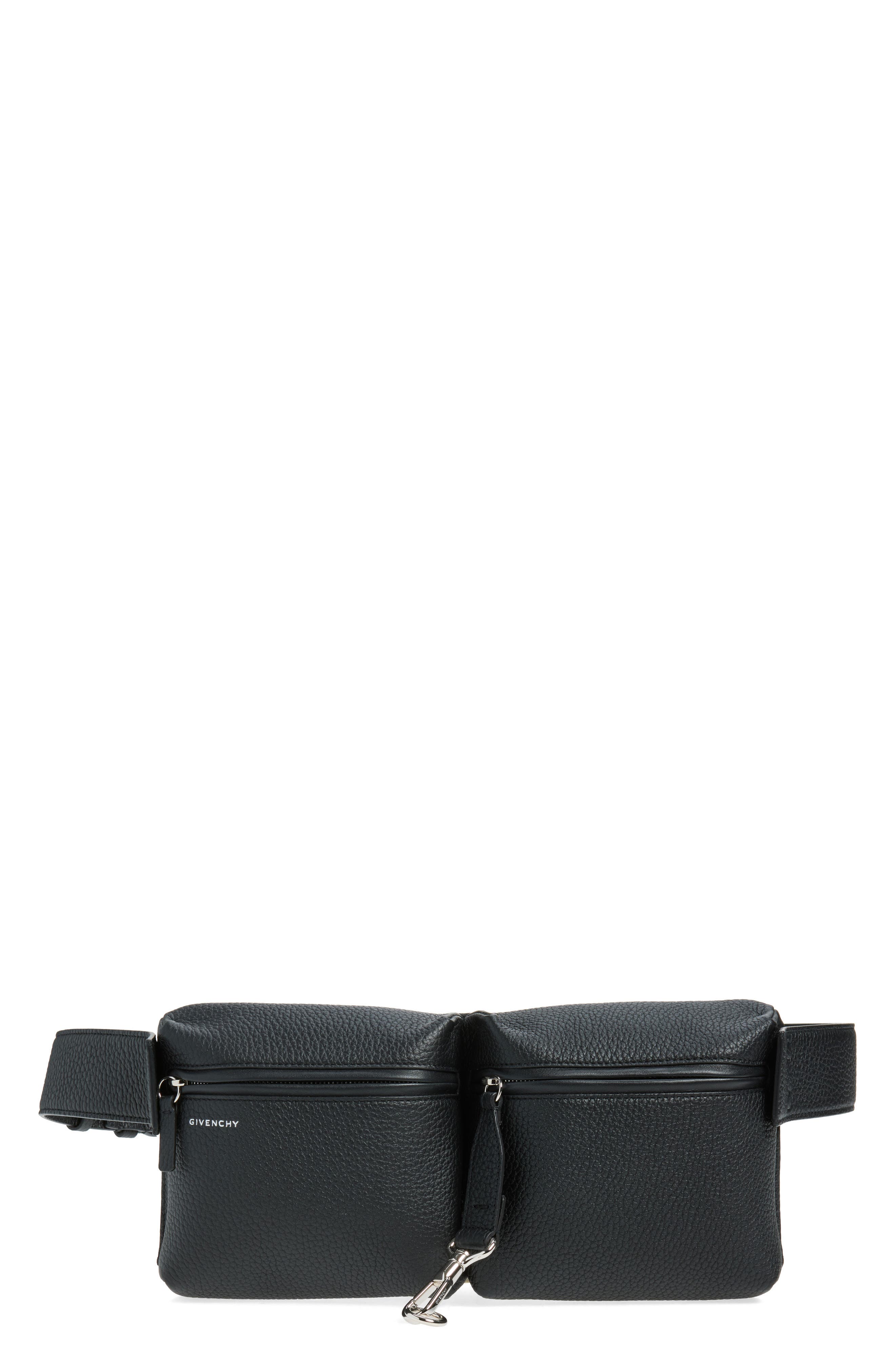 Fold Belt Bag, Main, color, BLACK