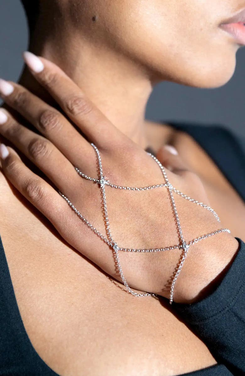 Awe Inspired Chainmail Hand Chain, Alternate, color, 